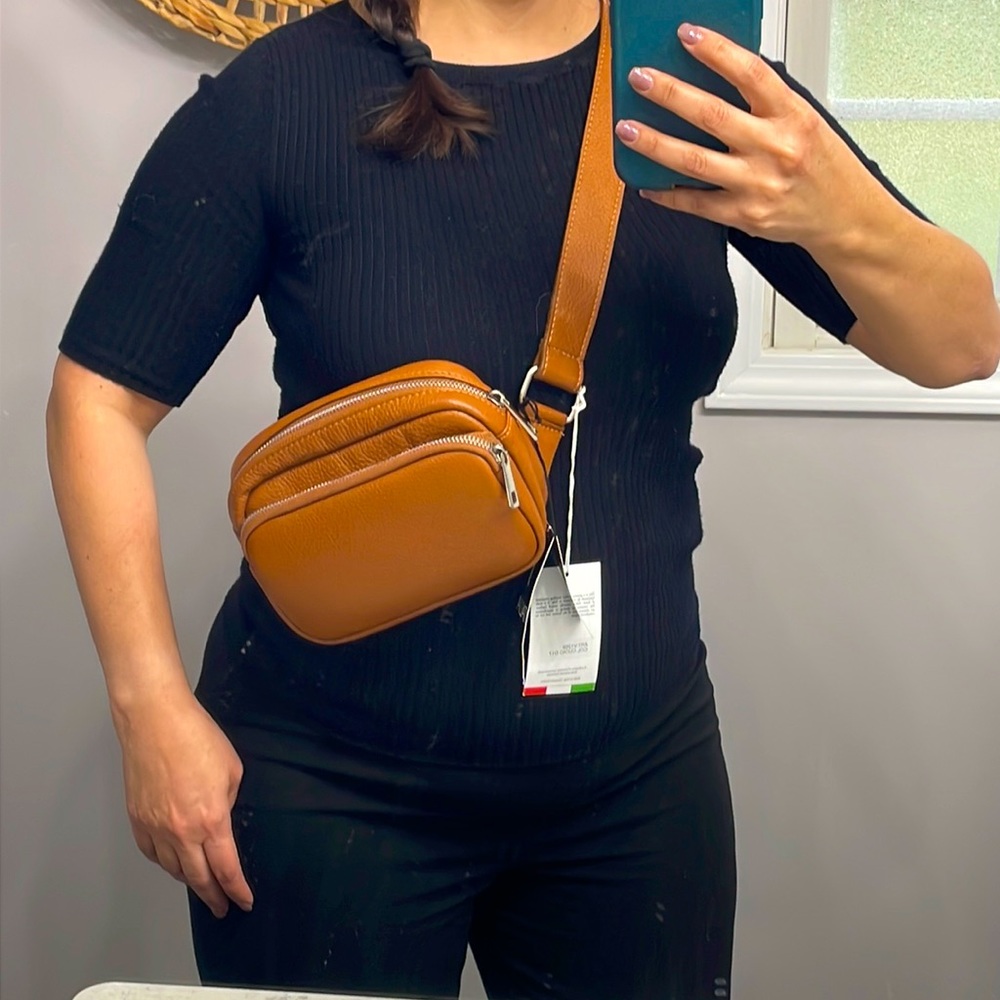 Isadora leather Fanny/crossbody bag